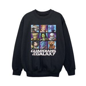 Guardians Of The Galaxy Boys Character Squares Sweatshirt / Black